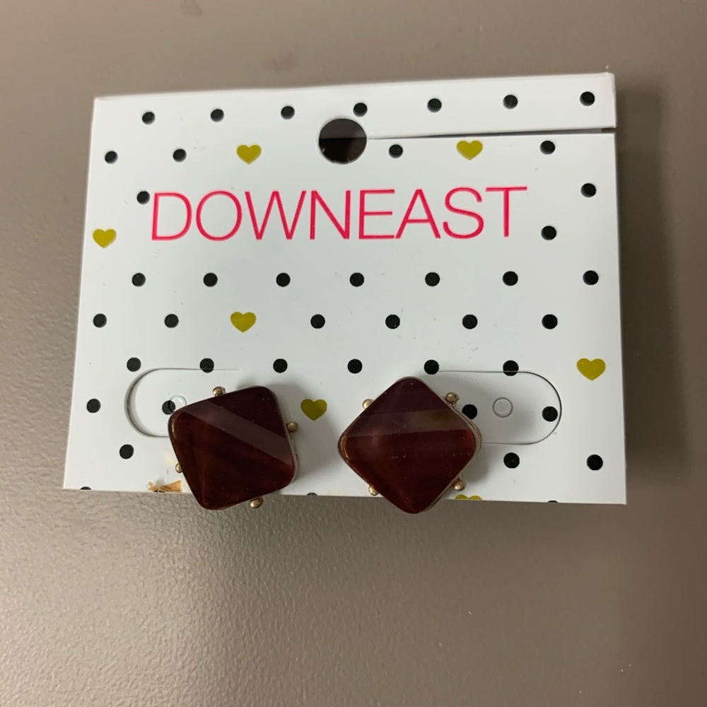 Earrings Downeast purple solstice pierced ears new